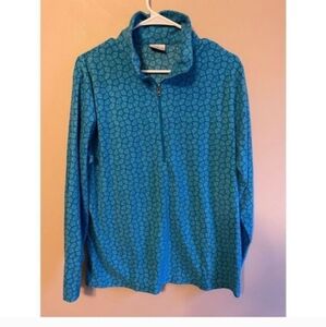 Turquoise Columbia Fleece pullover